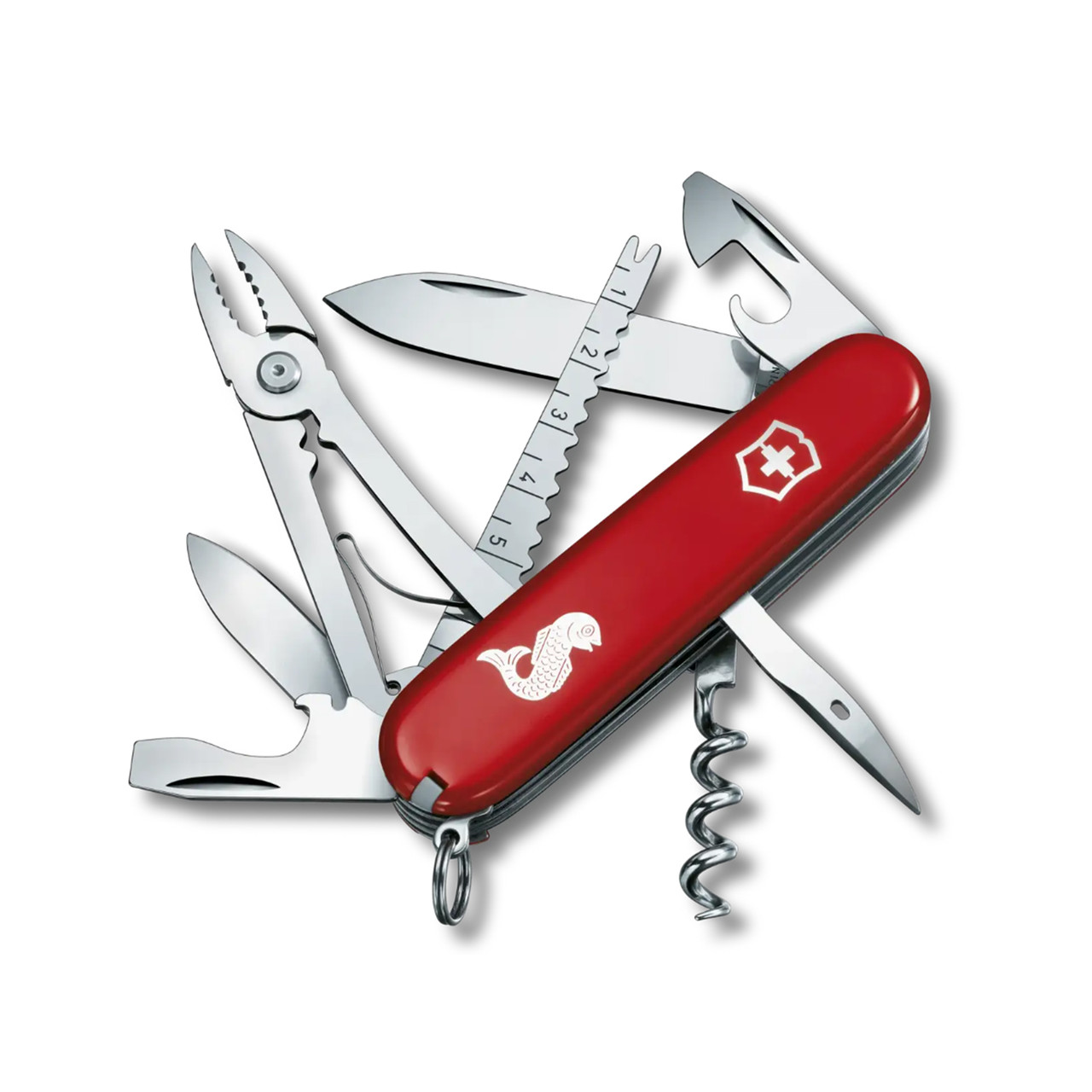 Швейцарский нож Victorinox 1.3653.72 Angler Red (18 функций)