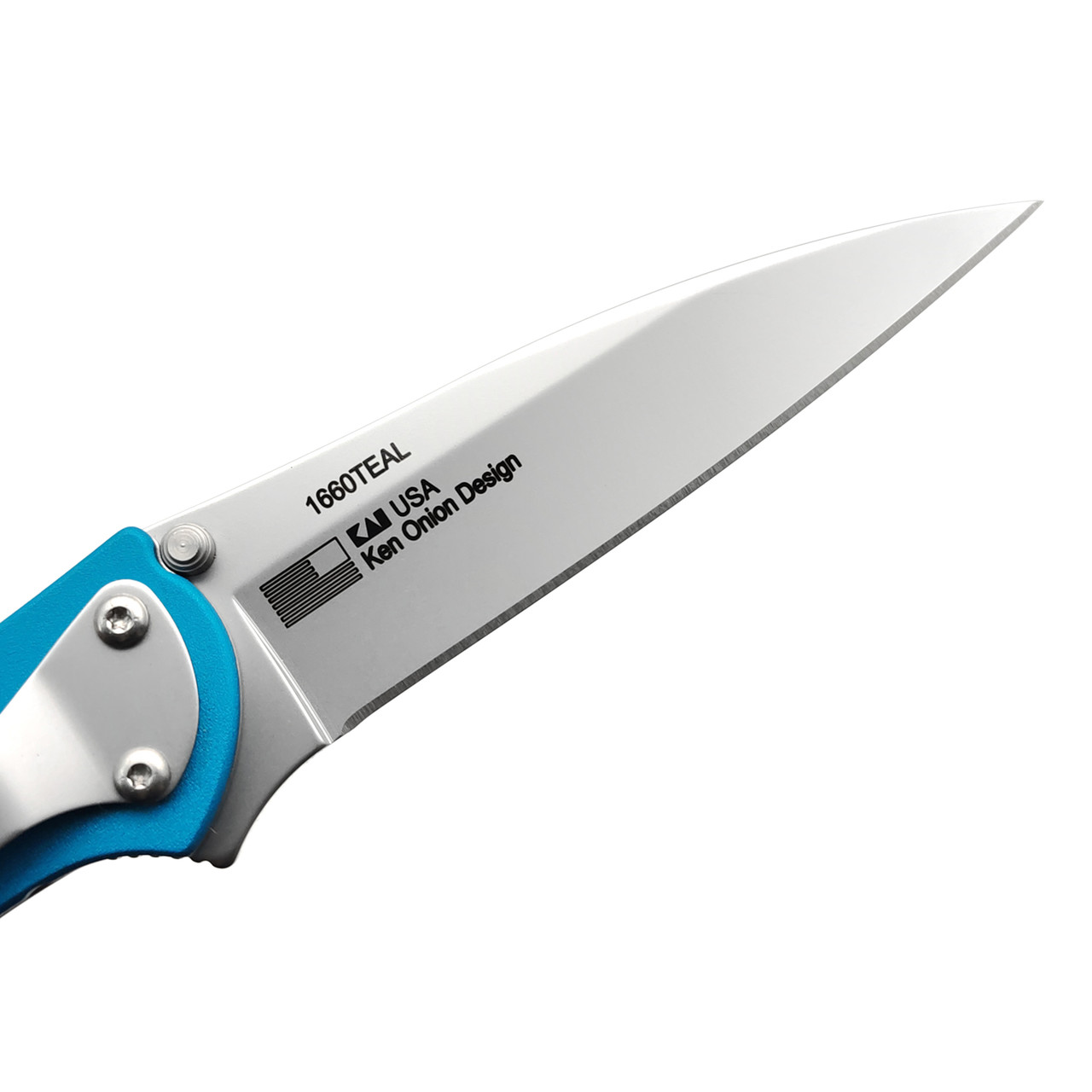 Нож Kershaw Leek 1660TEAL сталь 14C28N рукоять Aluminum 6061 T-6 Teal