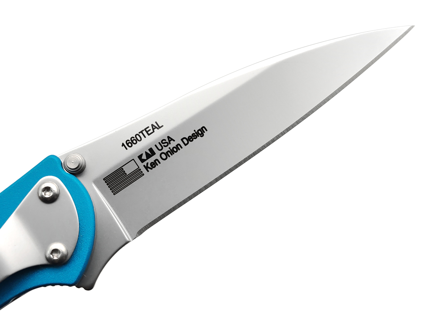 Нож Kershaw Leek 1660TEAL сталь 14C28N рукоять Aluminum 6061 T-6 Teal