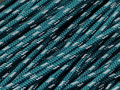 CORD Mini Paracord 275 Светоотражающий Reflective Aquamarine