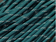 CORD Paracord 550 Светоотражающий Reflective Aquamarine