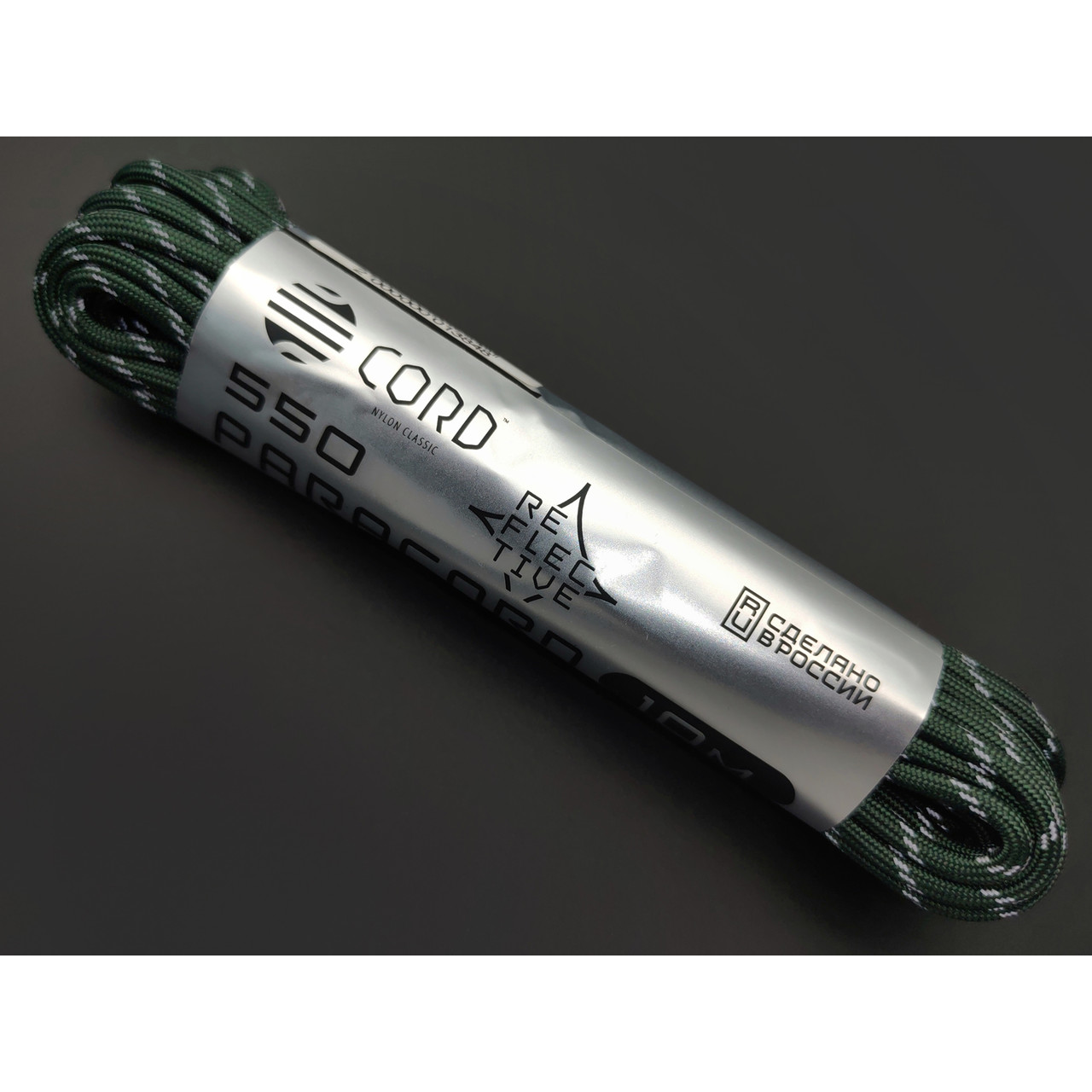 CORD Paracord 550 Светоотражающий Reflective Hunter