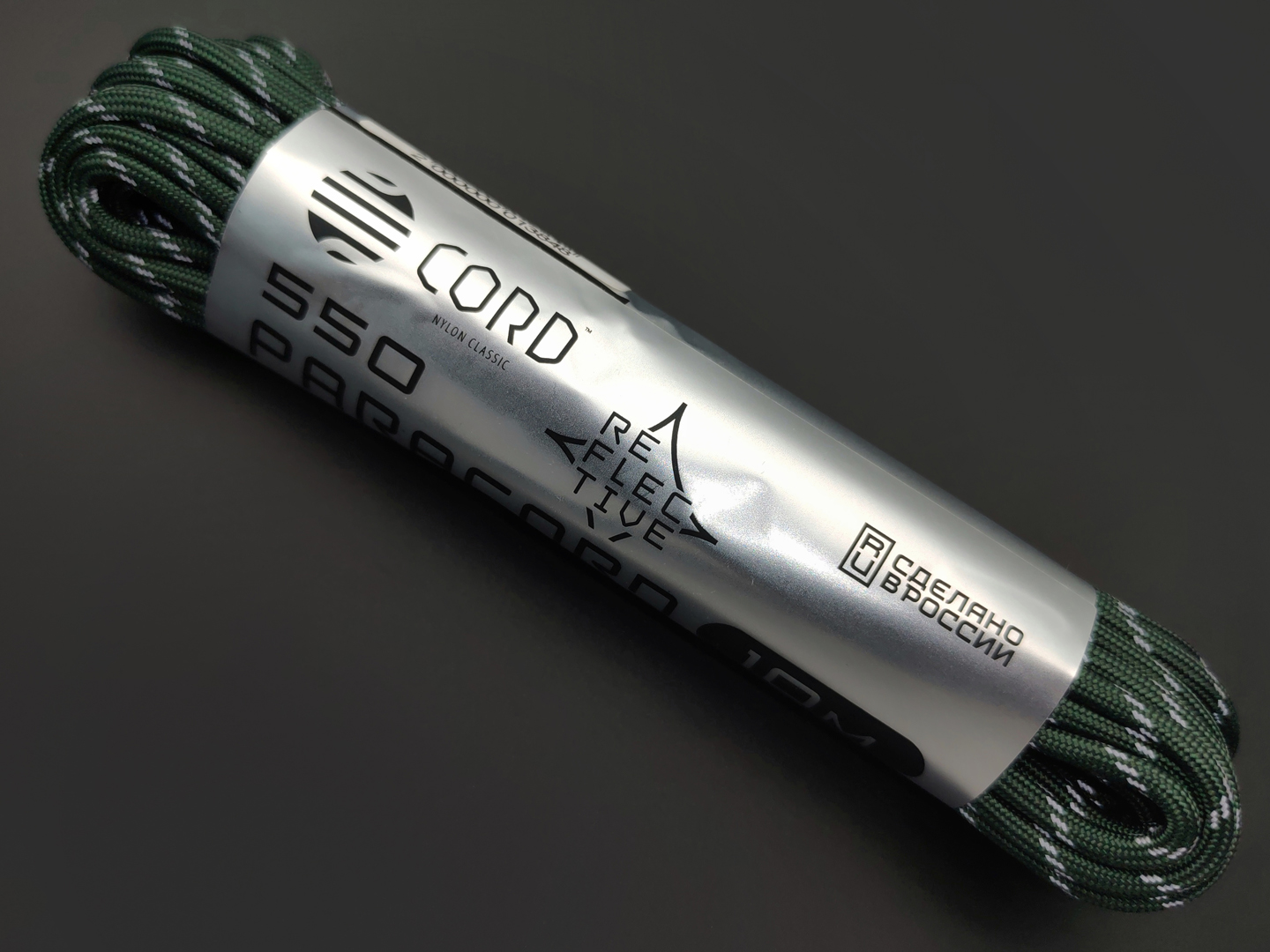 CORD Paracord 550 Светоотражающий Reflective Hunter