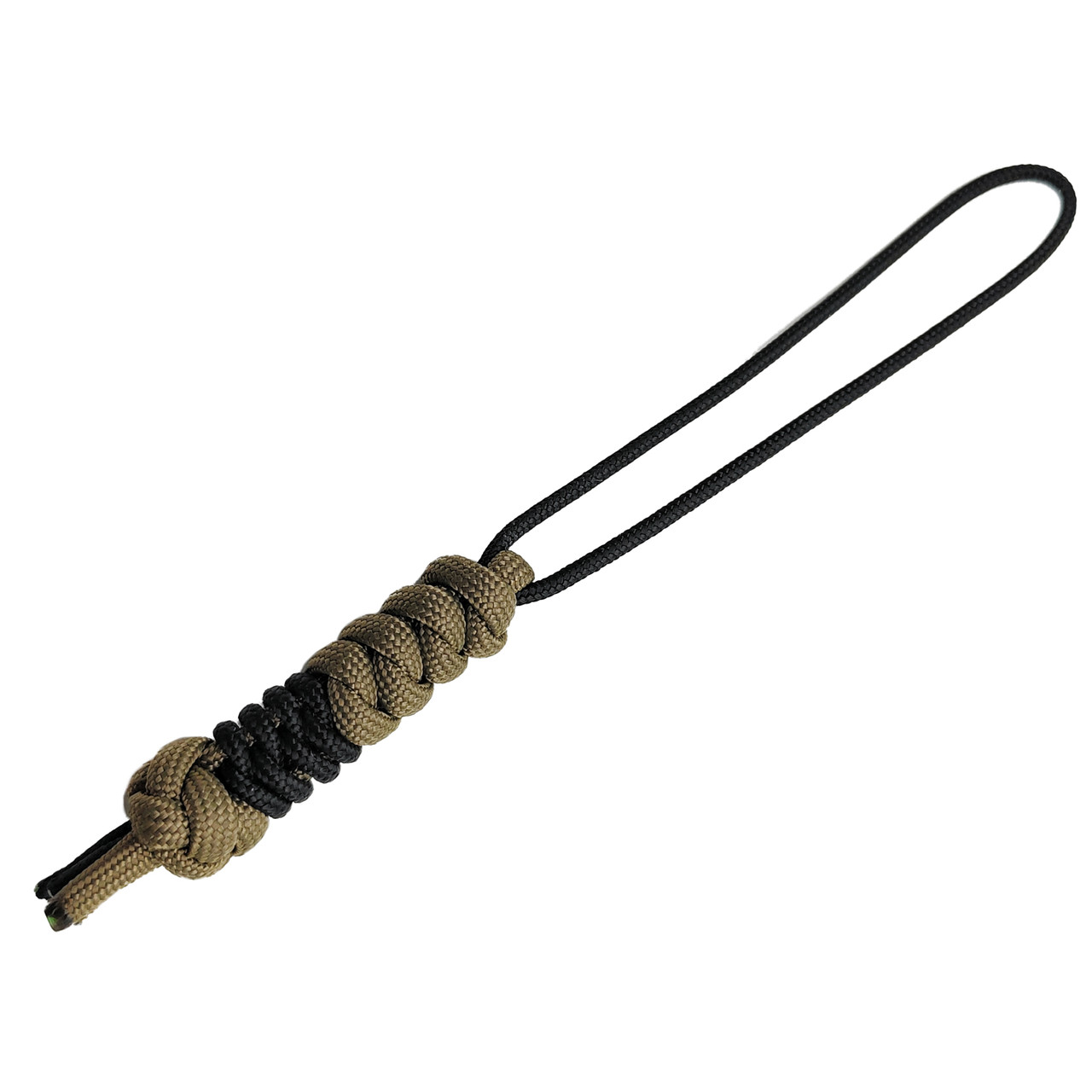 Темляк ОрЛина - Black & Olive (275 minicord & 550 paracord)