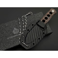Нож QSP Canary QS141-F сталь damascus, рукоять Carbon chaotic copper Нож QSP Canary QS141-F сталь damascus, рукоять Carbon chaotic copper