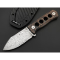 Нож QSP Canary QS141-F сталь damascus, рукоять Carbon chaotic copper Нож QSP Canary QS141-F сталь damascus, рукоять Carbon chaotic copper