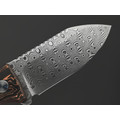Нож QSP Canary QS141-F сталь damascus, рукоять Carbon chaotic copper Нож QSP Canary QS141-F сталь damascus, рукоять Carbon chaotic copper