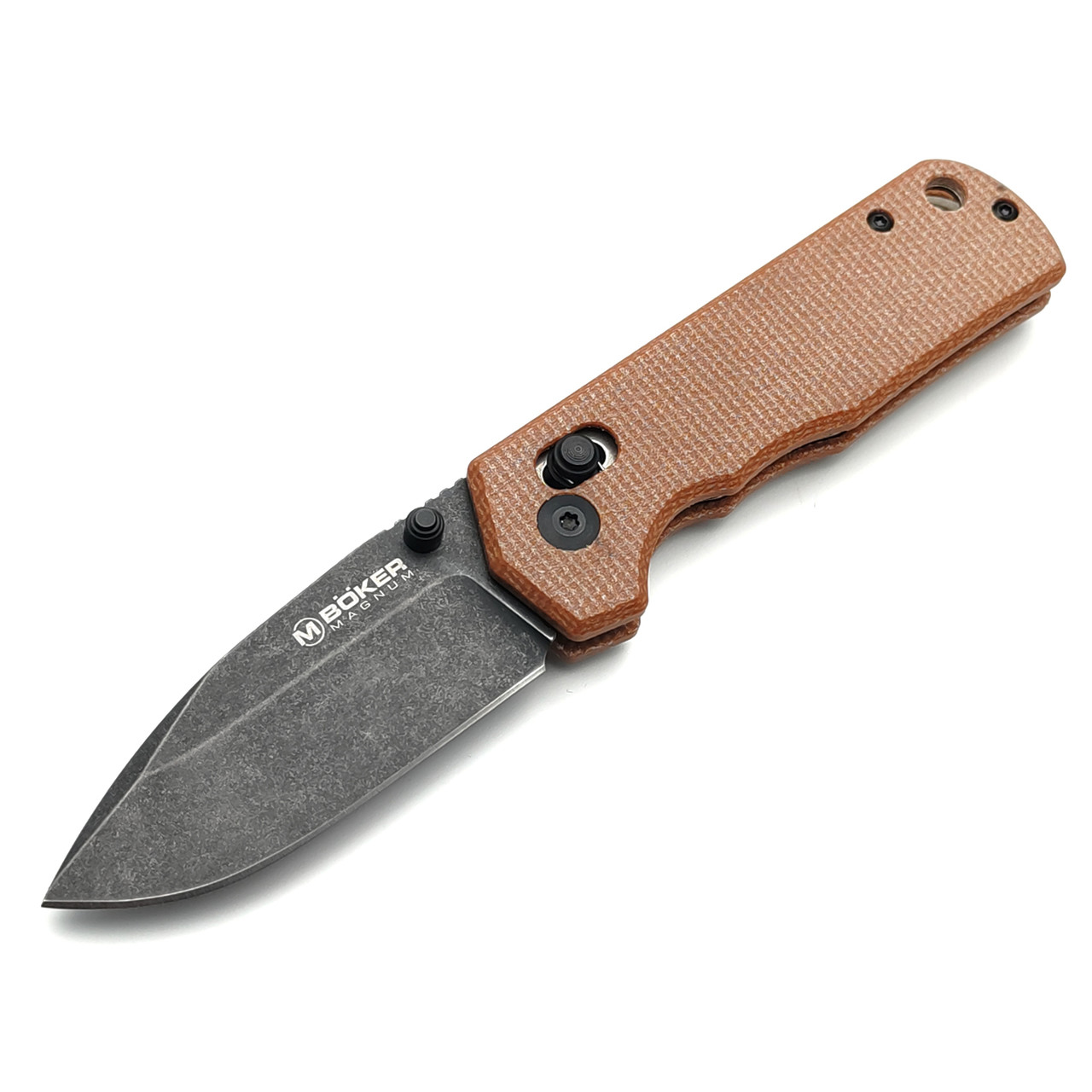 Нож Magnum Rockstub 01SC710 сталь 440B блэквош, рукоять Micarta