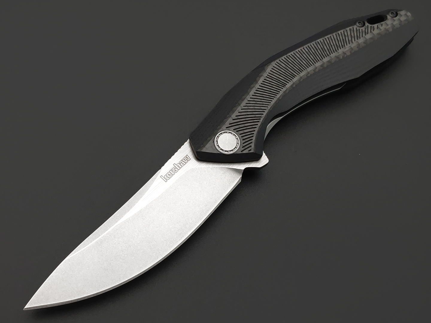 Нож Kershaw Tumbler 4038 сталь D2, рукоять G10, carbon fiber