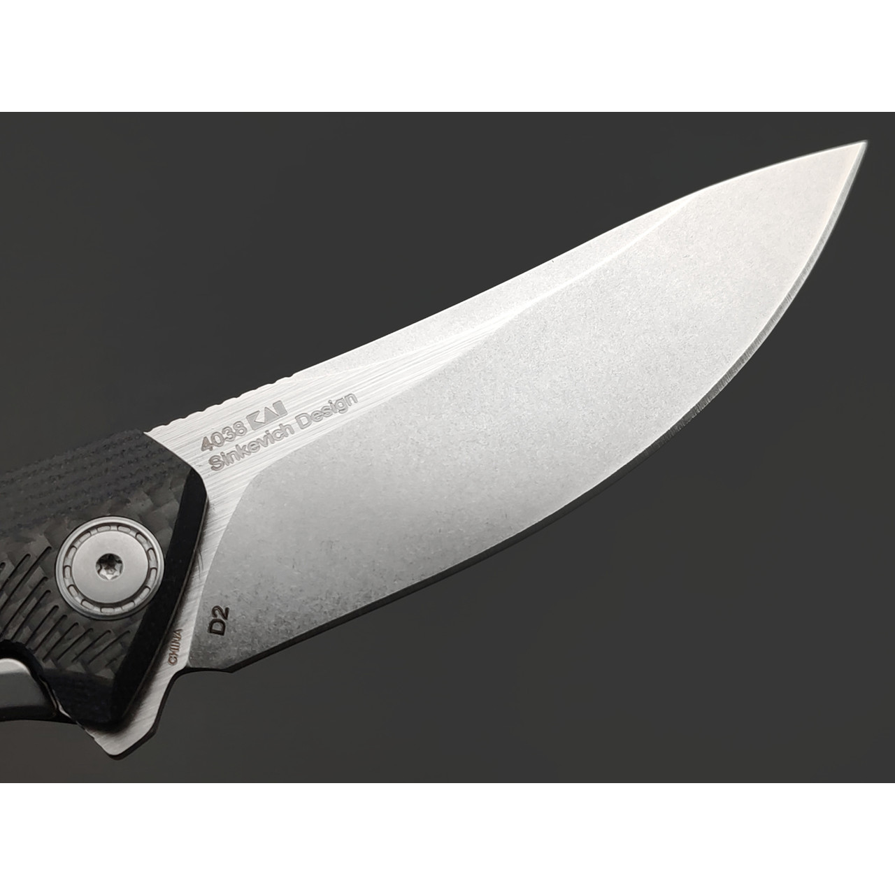 Нож Kershaw Tumbler 4038 сталь D2, рукоять G10, carbon fiber