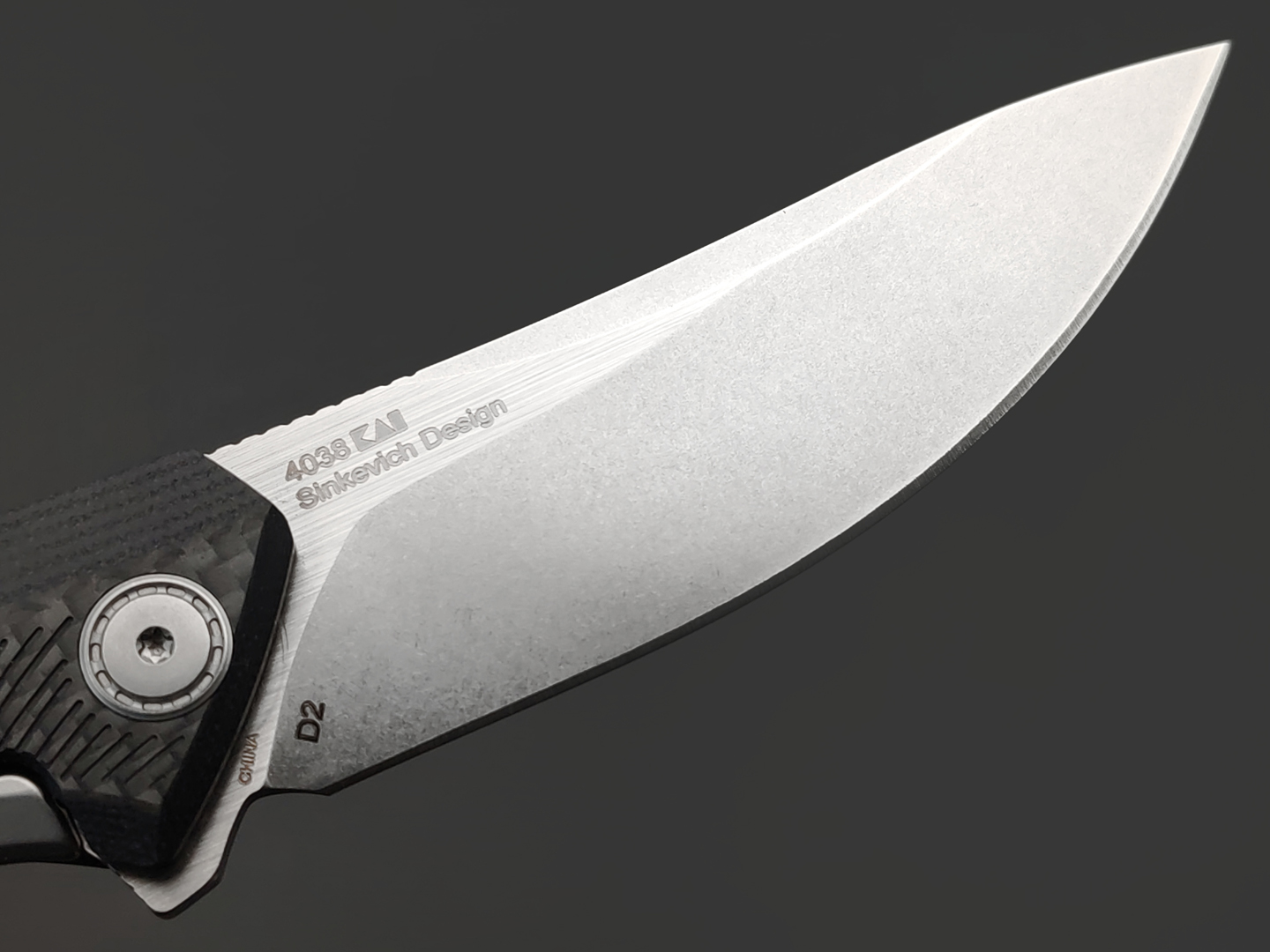 Нож Kershaw Tumbler 4038 сталь D2, рукоять G10, carbon fiber