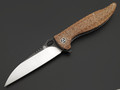 Нож QSP Locust QS117-A сталь 154CM, рукоять Micarta brown, titan