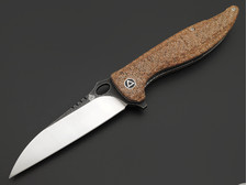 Нож QSP Locust QS117-A сталь 154CM, рукоять Micarta brown, titan