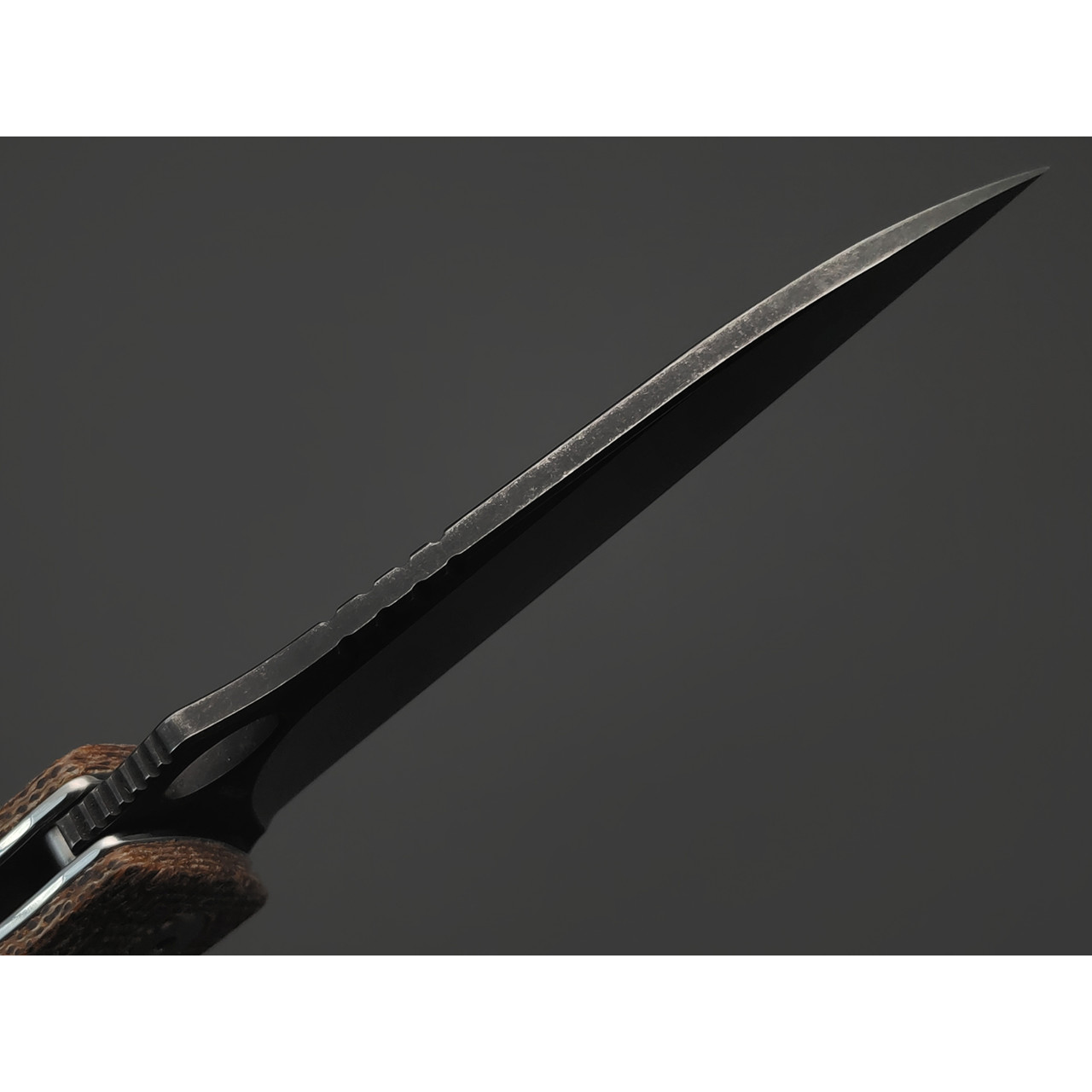 Нож QSP Locust QS117-A сталь 154CM, рукоять Micarta brown, titan