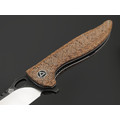 Нож QSP Locust QS117-A сталь 154CM, рукоять Micarta brown, titan
