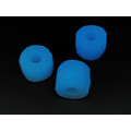 DwarfCustom бусина Гранёная с люминофором transparent Blue DwarfCustom бусина Гранёная с люминофором transparent Blue