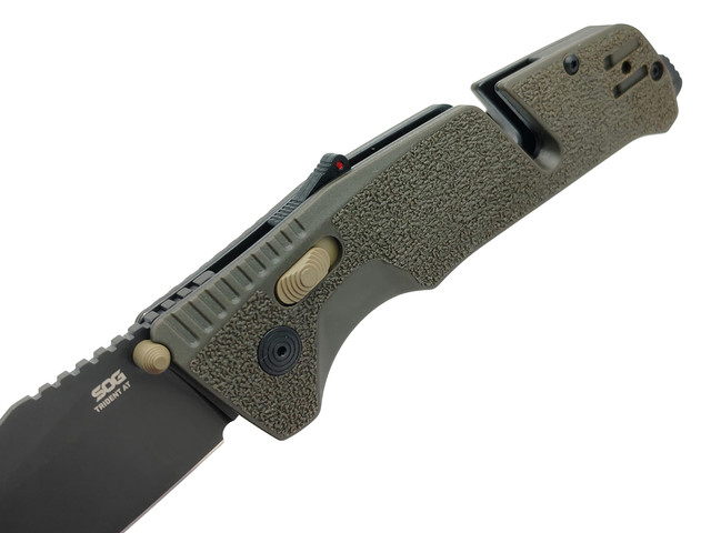 Нож SOG Trident AT OD Green 11-12-03-41 сталь CRYO D2, рукоять GRN