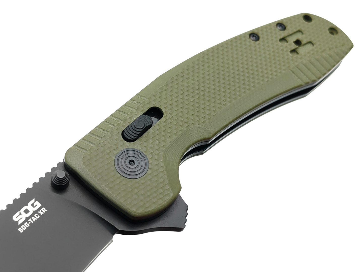 Нож SOG-TAC XR OD Green 12-38-02-41 сталь CRYO D2, рукоять G10