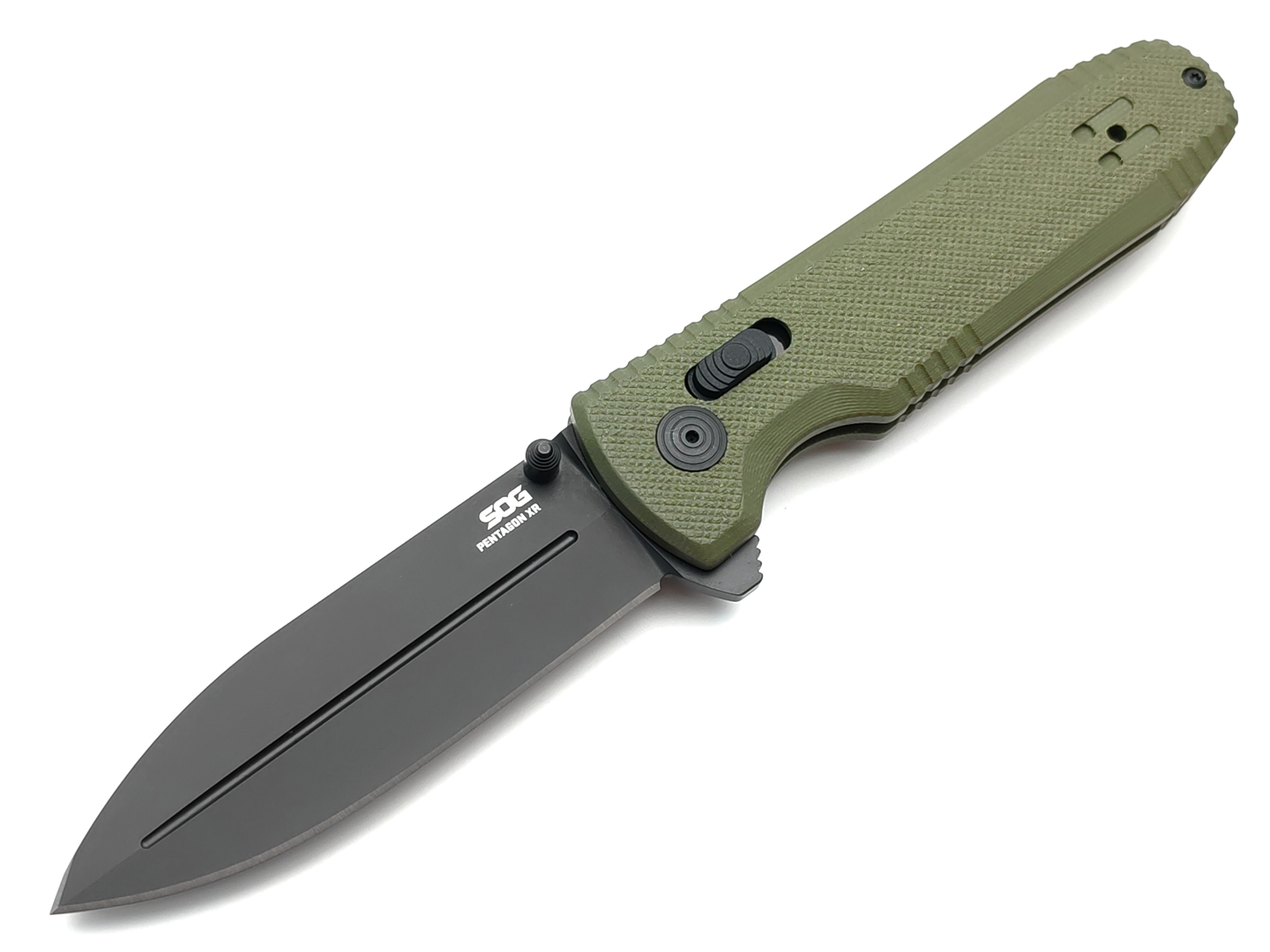 Нож SOG Pentagon MK3 OD Green 12-61-02-57 сталь CTS-XHP, рукоять G10