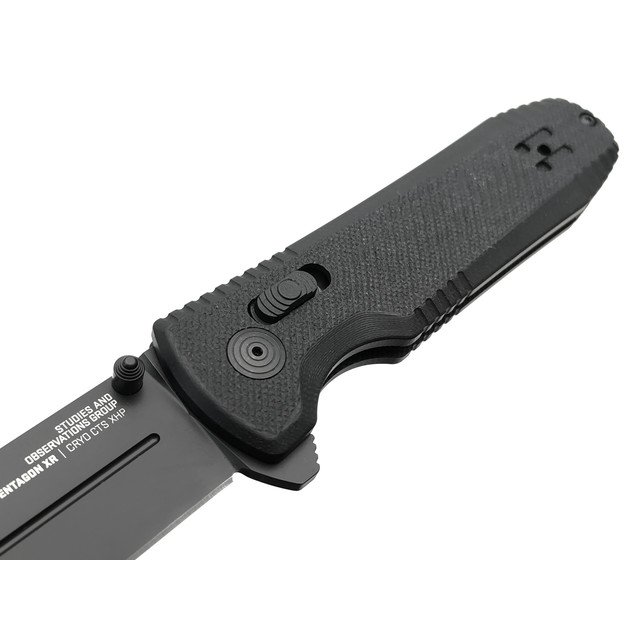 Нож SOG Pentagon MK3 Blackout 12-61-01-57 сталь CTS-XHP, рукоять G10