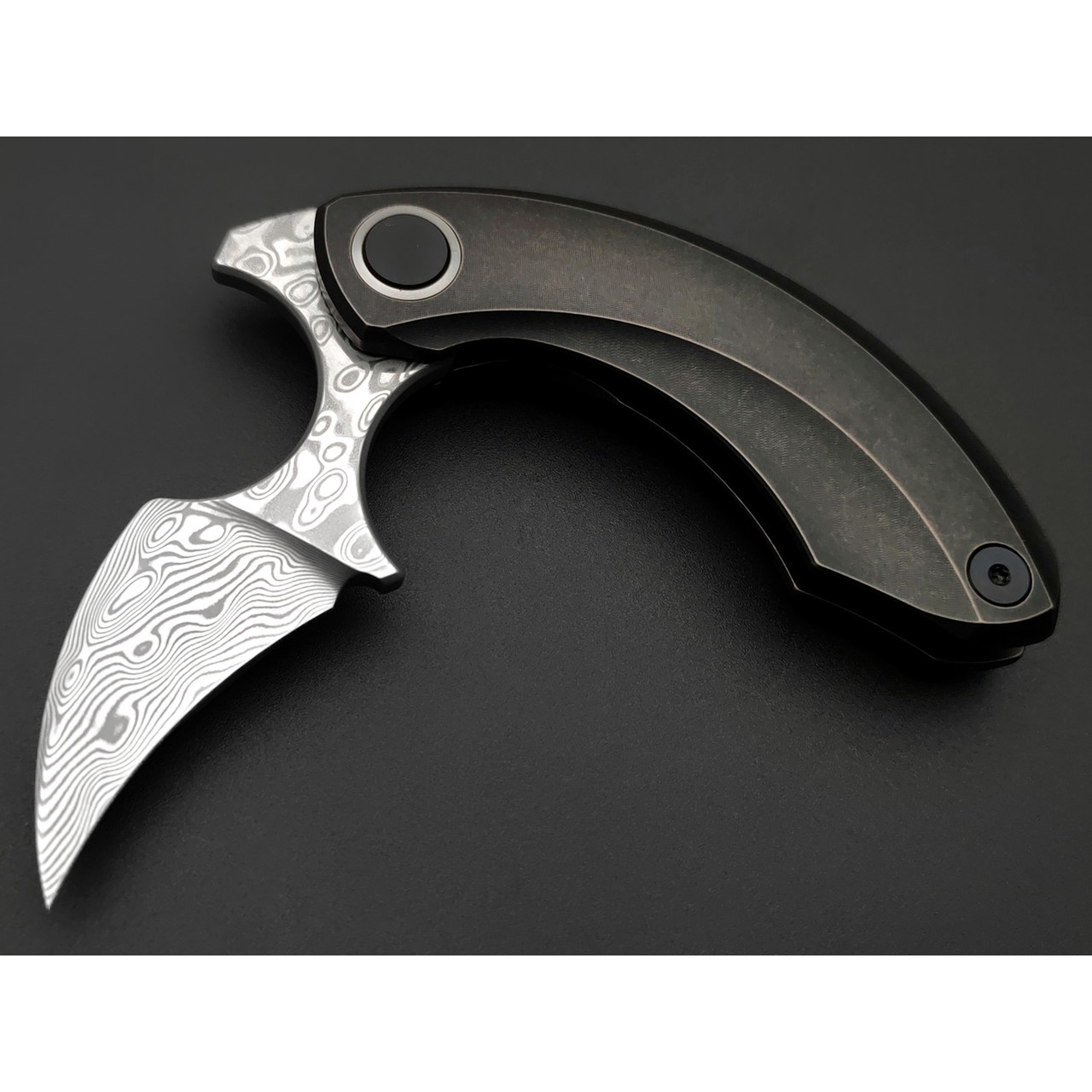 Bestech Knives нож складной нож Strelit BT2103H, сталь damascus рукоять Titan black