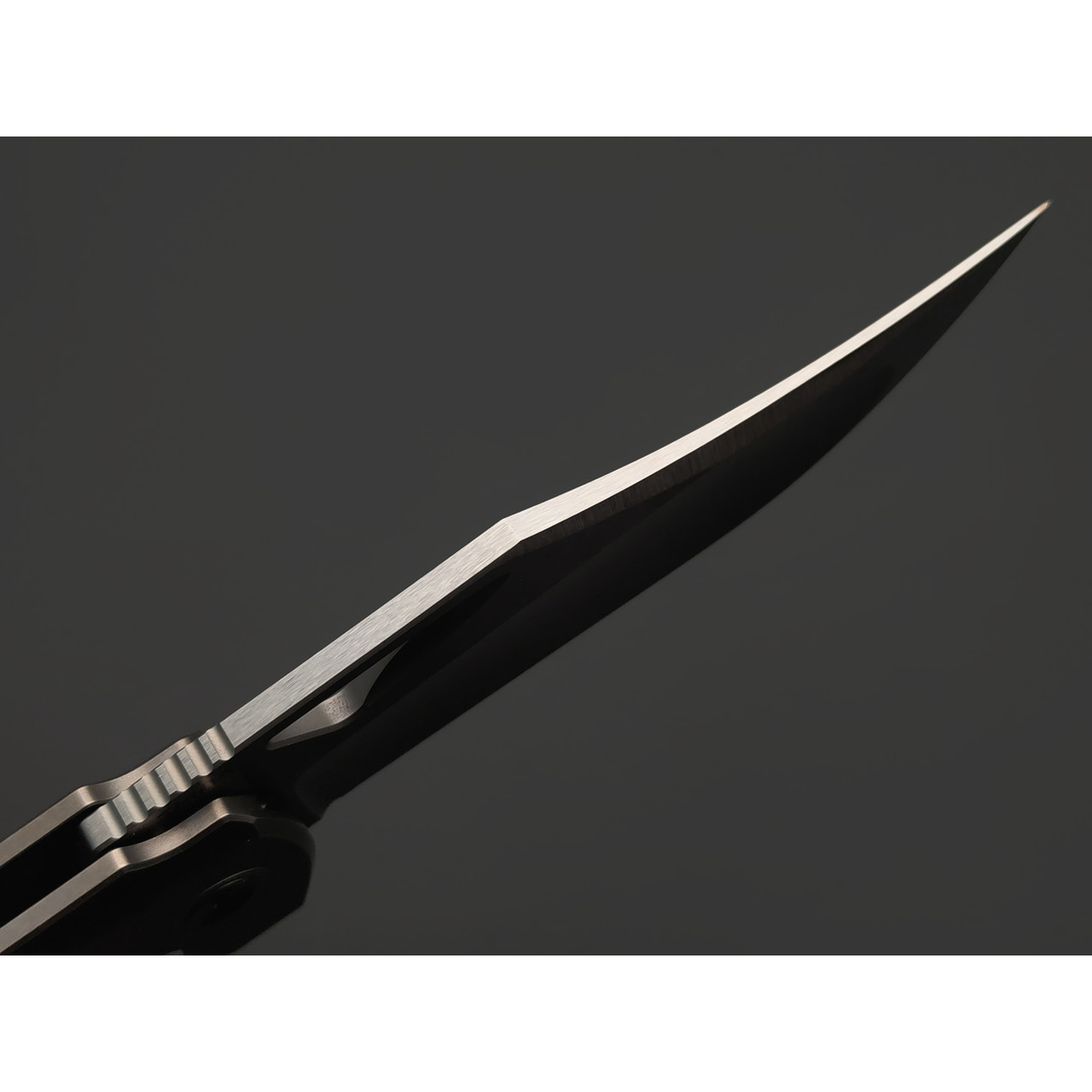TuoTown складной нож Bicornis TBN-MS сталь TMAX satin, рукоять Titanium TC4 Grey