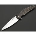 CRKT K406GXP складной нож Onion Ripple, сталь 8Cr13Mov, рукоять Stainless Steel Grey.