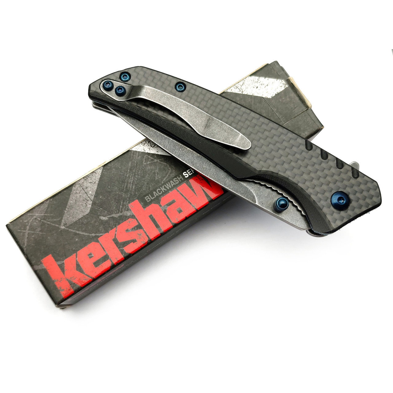 Kershaw 1336BW складной нож Halogen, сталь 8Cr13Mov, рукоять Карбон