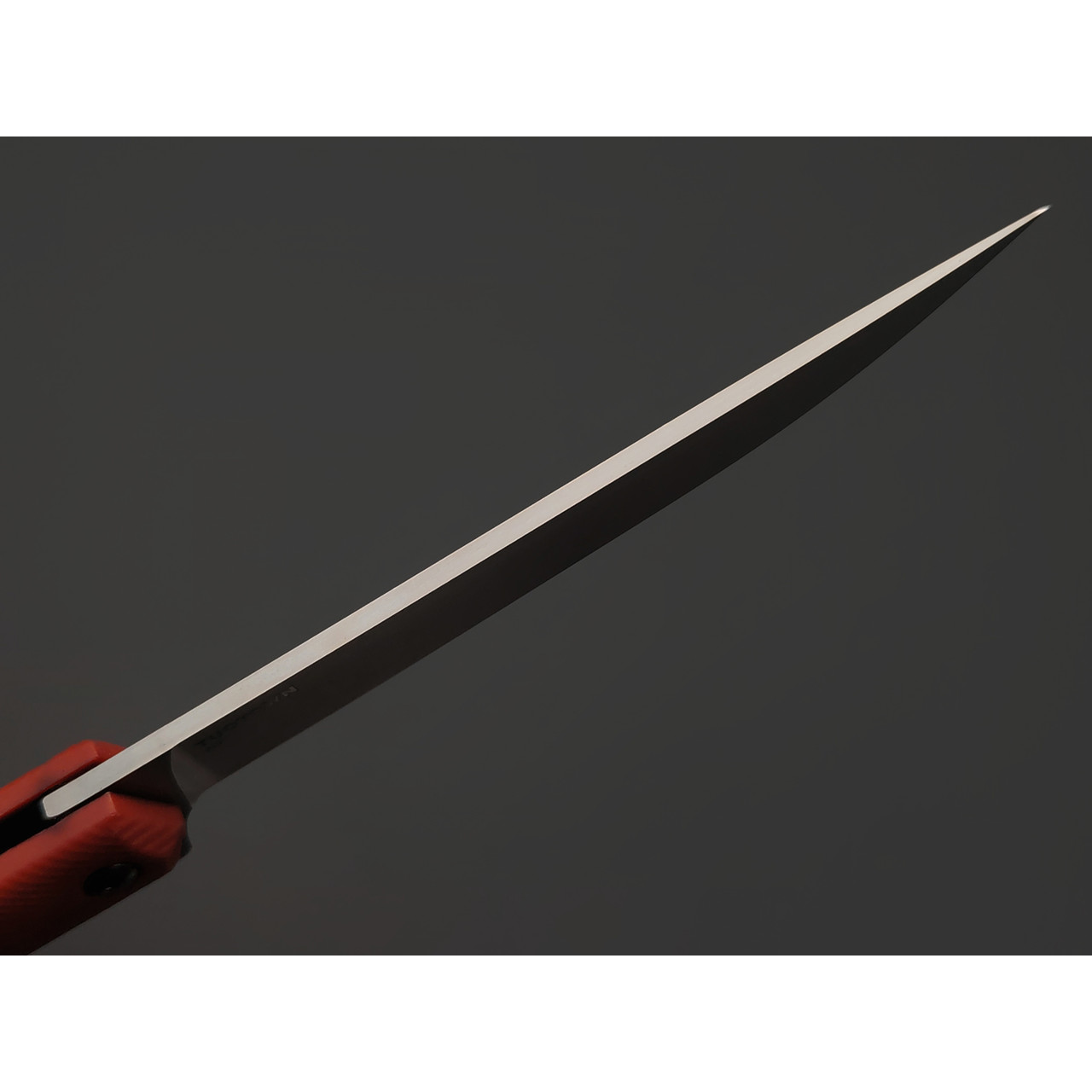 TuoTown нож BDJ-RS сталь Aus-8 bead-blast, рукоять Nylon red