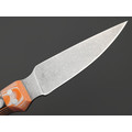 Фурсач А. А. нож Рысь малютка, сталь 95Х18 стоунвош, рукоять G10 black & orange & white