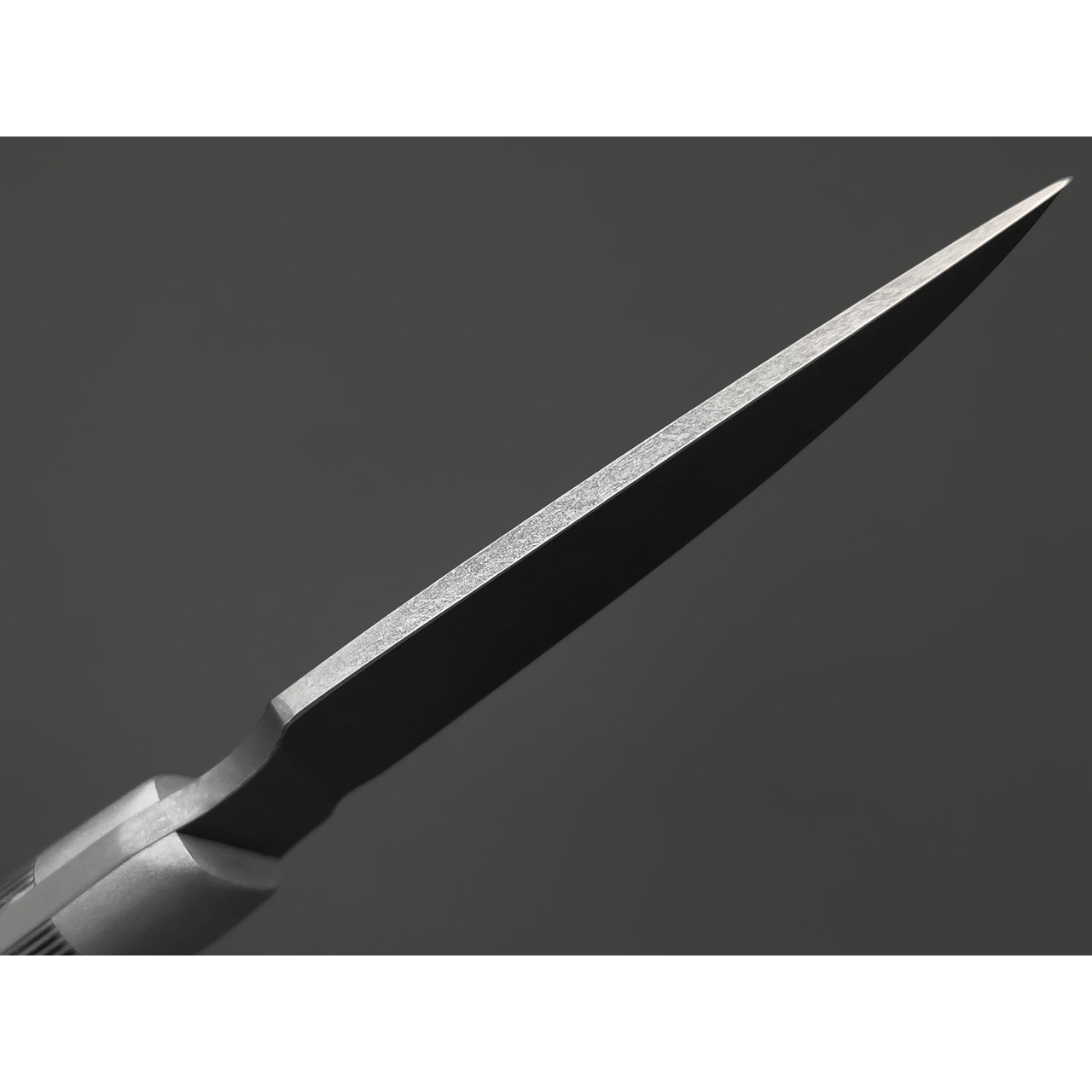 Фурсач А. А. нож Рысь малютка, сталь Х12МФ пескотруй, рукоять G10 black & grey