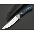 Фурсач А. А. нож Газель малютка, сталь Х12МФ травление, рукоять G10 black & blue