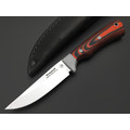 Фурсач А. А. нож Газель малютка, сталь 95Х18 полировка, рукоять G10 black & red