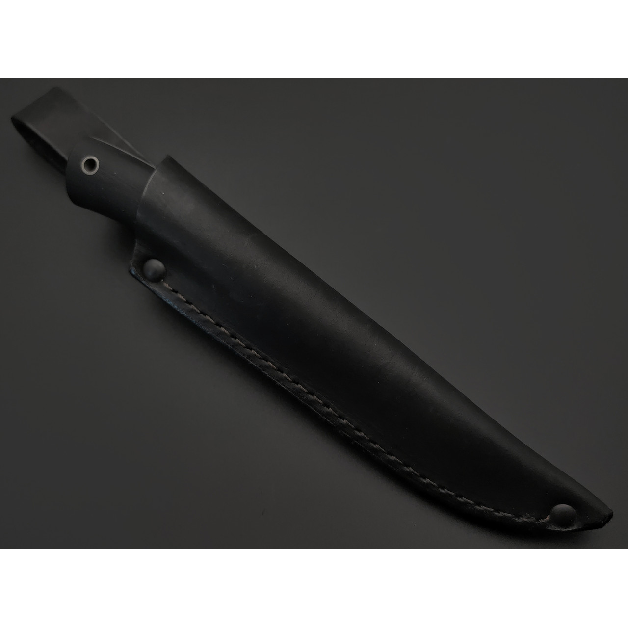 Фурсач А. А. нож Тигр малютка, сталь 95Х18 полировка, рукоять G10 black, G10 black & grey