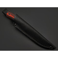 Фурсач А. А. нож Тигр малютка, сталь Х12МФ травление, рукоять G10 black & red