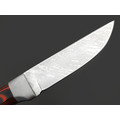 Фурсач А. А. нож Тигр малютка, сталь Х12МФ травление, рукоять G10 black & red