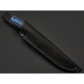 Фурсач А. А. нож Ирбис малютка, сталь 95Х18 полировка, рукоять G10 black & blue