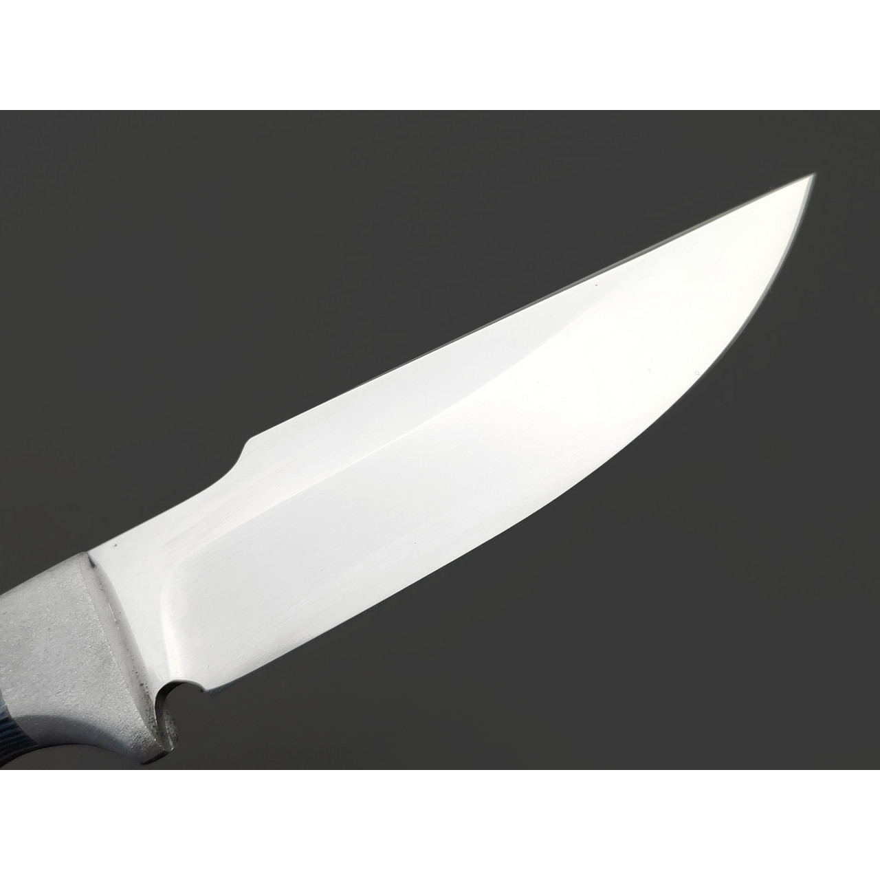 Фурсач А. А. нож Ирбис малютка, сталь 95Х18 полировка, рукоять G10 black & blue