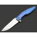 Rike Knife нож RK-1508s-B сталь M390, рукоять Titanium integral
