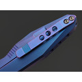 Rike Knife нож RK-1508s-B сталь M390, рукоять Titanium integral