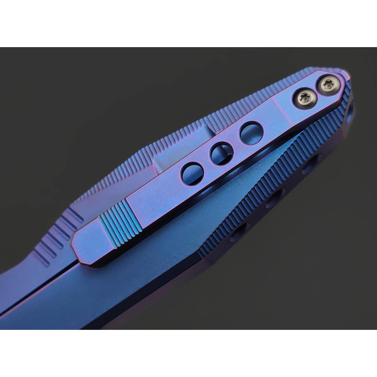 Rike Knife нож RK-1508s-B сталь M390, рукоять Titanium integral