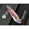 Уценка - Rike Knife нож RK-1508s-PB сталь M390, рукоять Титан интеграл Уценка - Rike Knife нож RK-1508s-PB сталь M390, рукоять Титан интеграл