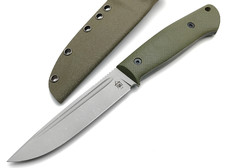 Град Горький нож Тигр сталь D2 stonewash, рукоять G10 olive & black