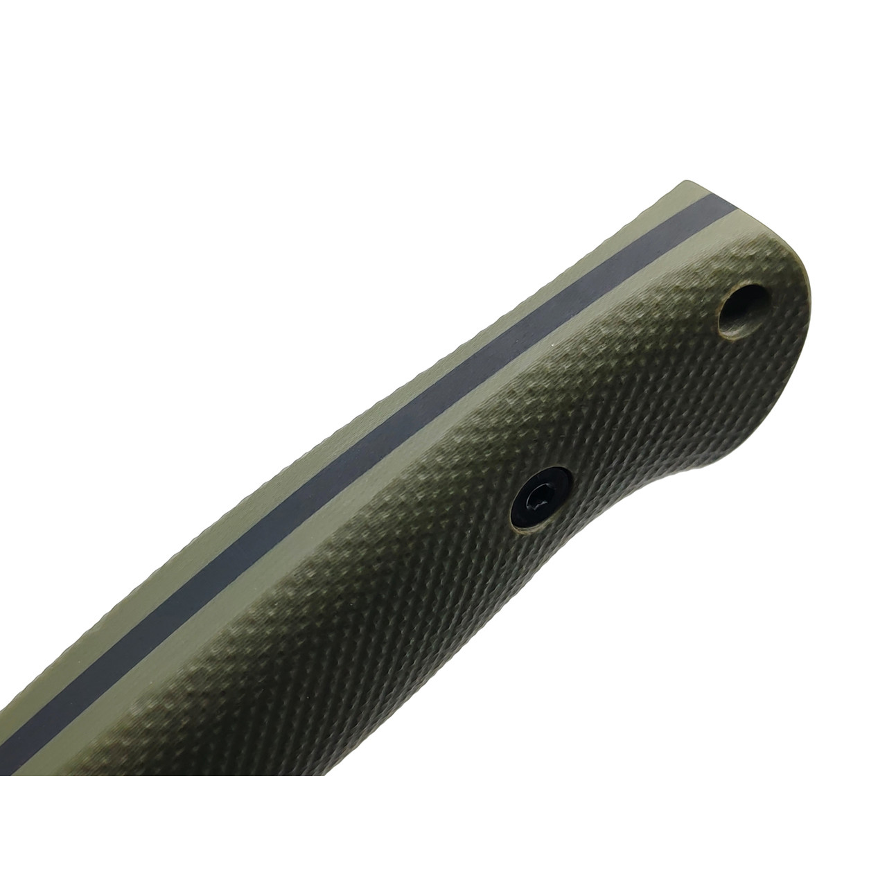 Град Горький нож Тигр сталь D2 стоунвош, рукоять G10 olive & black