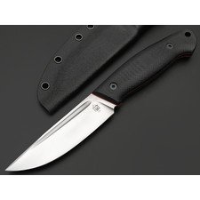 Град Горький нож Стрела сталь D2 satin, рукоять G10 black & red