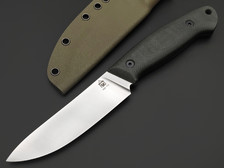 Град Горький нож Охотник сталь VG-10 satin, рукоять Micarta olive, G10 black