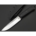 Град Горький нож Универсал сталь Х12МФ satin, рукоять G10 black & red