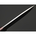 Град Горький нож Универсал сталь Х12МФ satin, рукоять G10 black & red