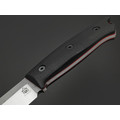 Град Горький нож Универсал сталь Х12МФ satin, рукоять G10 black & red