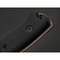Град Горький нож Универсал сталь Х12МФ satin, рукоять G10 black & red